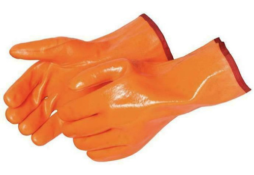 Liberty Glove and Safety Liberty PVC Glove 2523 - Lg - Orange - 12 - Foam Insulated - Smooth Grip - 5Dz/Cs