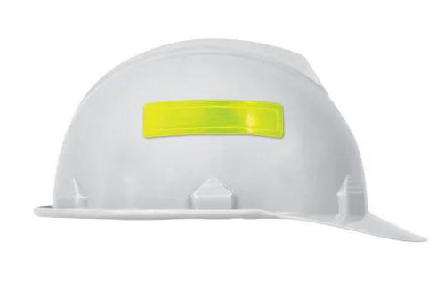 Accuform Signs Accuform - Hard Hat Label - LHR104GNYL - 1" x 4" - 16/Sheet - Reflective Lime Green/Yellow