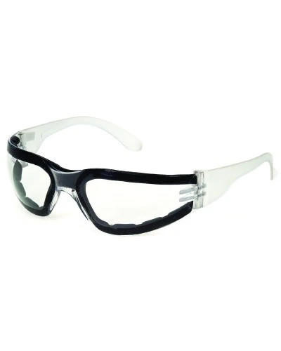 Liberty Glove & Safety Liberty Safety Glasses F1715C/AF - Inox F-I - Clear Frame - AF - Clear Lens - Foam Padded
