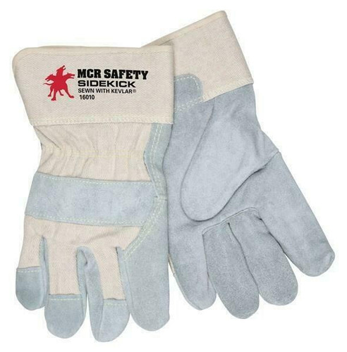 MCR Safety Sidekick Gloves - Split Leather Palm Glove - 16010