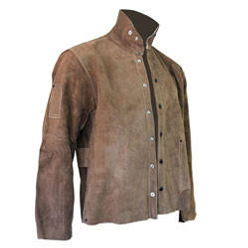 Chicago Protective Apparel CPA 600-CL Rust Split Leather 30" Jacket Chicago Protective Apparel CPA 600-CL Rust Split Leather 30" Jacket
