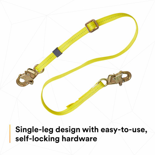 3M Fall Protection 3M DBI-SALA Adjustable Web Positioning Lanyard 1231016 - 6 ft