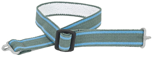 MSA Chin Strap 88128 - Gray/Blue - Elastic - Plastic Buckle (10171104)