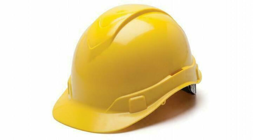 Pyramex Safety Products Pyramex Ridgeline Cap Style Hard Hat - 4-Point Standard Ratchet - Yellow