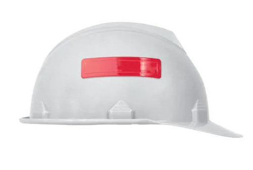 Accuform Signs Accuform - Hard Hat Label - LHR104RDOR - 1" x 4" - 16/Sheet - Reflective Red/Orange