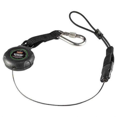 Ergodyne Corporation Ergodyne Tool Lanyard 3001 - Squids - Retractable - 2 Lbs - W Carabiner and Loop Attachment Ergodyne Corporation Ergodyne Tool Lanyard 3001 - Squids - Retractable - 2 Lbs - W Carabiner and Loop Attachment