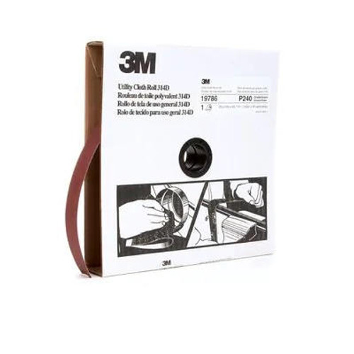 3M Personal Safety Division 3M™ Utility Cloth Roll 314D - P150 J-weight - 1-1/2 in x 50 yd