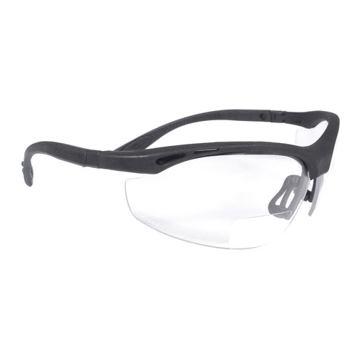 Radians Reader Glasses CH1-120R - Cheaters - Clr Lens - 2.0 Diopter - Blk Frame - Bifocal