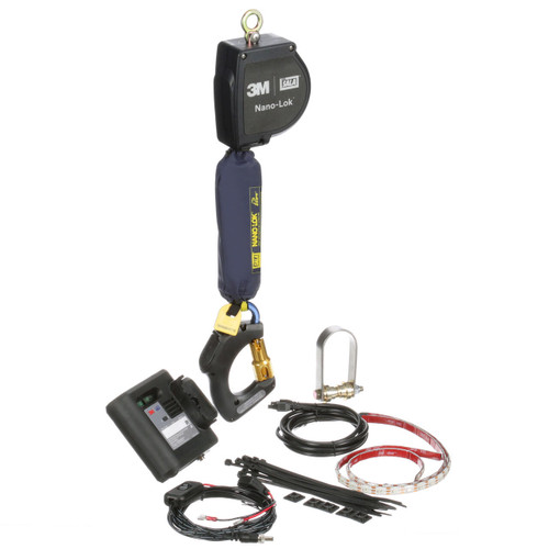3M Fall Protection 3M DBI-SALA Nano-Lok Connected Extended Length Order Picker Self-Retracting Lifeline Kit 3100273 - Web - 11 ft - All 3