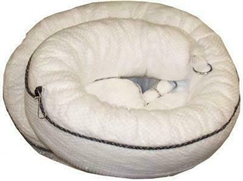 Liquid Safety Solutions by FyterTech Nonwovens NPS Corp Liquid Safety Solutions - Essentials - White Sock in Net Boom - 8 x 10