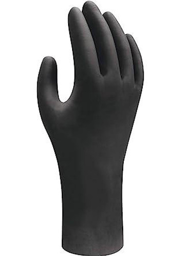 Showa-Best Glove Inc Showa Nitrile Glove 6112PF - Biodegradable - 4.0 Mil - 9.5" - 2XL - Black Showa-Best Glove Inc Showa Nitrile Glove 6112PF - Biodegradable - 4.0 Mil - 9.5" - 2XL - Black
