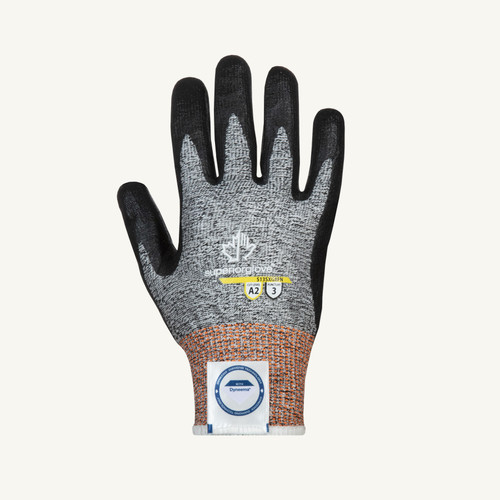 Superior Glove Works Ltd Superior Puncture Resist Glove S13SXGBFN - Blk/Wht - Puncture 3 - 13ga - Dyneema