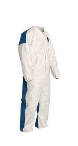 Dupont DuPont Coverall TD125S - Tyvek 400 - Blue Back/White Front - Elastic Wrst/Ankl