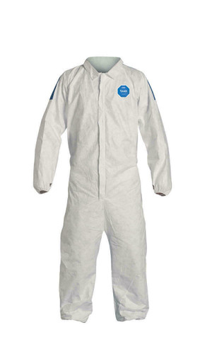 Dupont DuPont Coverall TD125S - Tyvek 400 - Blue Back/White Front - Elastic Wrst/Ankl