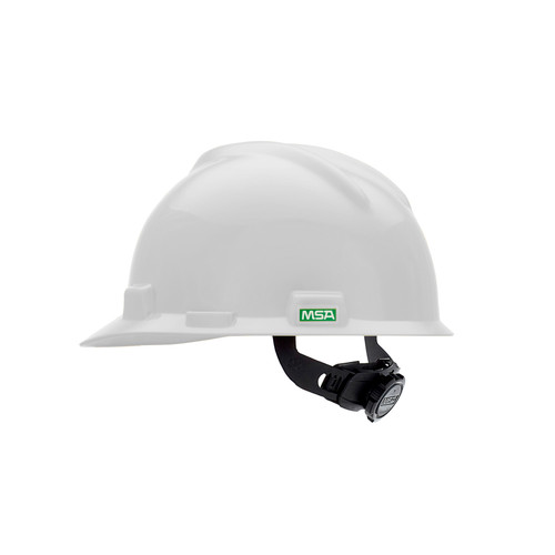 MSA 475358 V-Gard Slotted Cap - W/Fas-Trac III Suspension - White