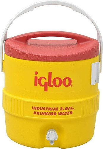 Safety Services, Inc Igloo 385-431 400 Series Cooler - 3 gal - Red/Yellow