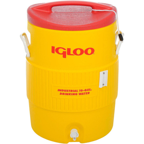 Igloo 4101 - 400 Series Cooler - 10 gal - Red/Yellow