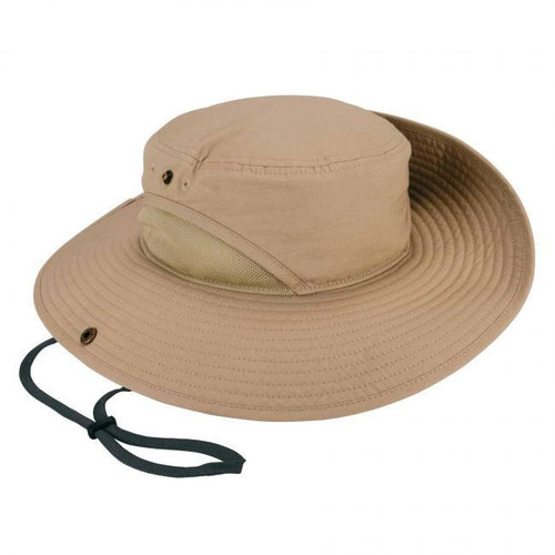 Ergodyne Corporation Ergodyne Chill-Its 8936 Lightweight Ranger Hat - Mesh Paneling - Khaki - UPF 50