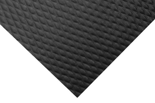 M A Matting Traction Tread Mat - 50 - 1/8 - 4 x 12 - Black