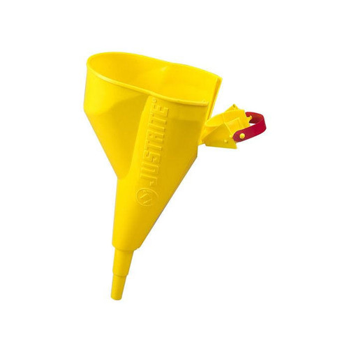 Justrite Funnel for Steel Safety Cans - Type 1 - 1 Gallon or Above - Yellow - 11202Y