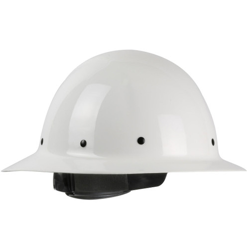 Protective Industrial Products PIP® 280-HP1481R-01 - Wolfjaw™ - Front Brim - Smooth Dome - Fiberglass Resin - Ratchet Suspension - White