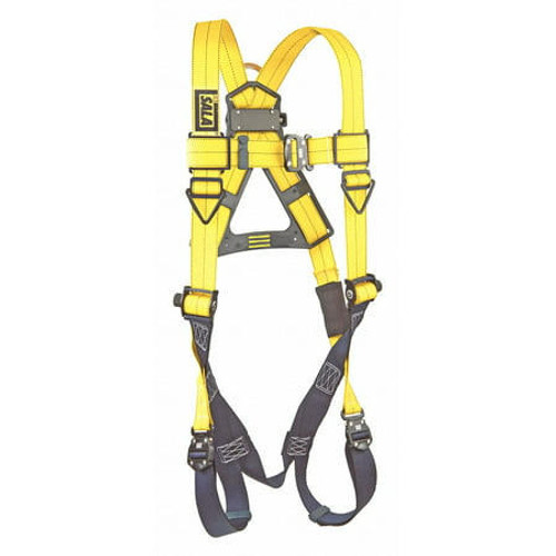 3M Fall Protection 3M™ 1110601 Delta Harness - Vest Style - Stand Up Back D - Ring - Yellow/Blue - XL