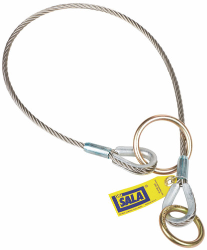 3M Fall Protection 3M™  5900550 DBI-SALA® Pass-Thru Cable Tie-Off Adapter Anchor - Stainless Steel - 4 ft