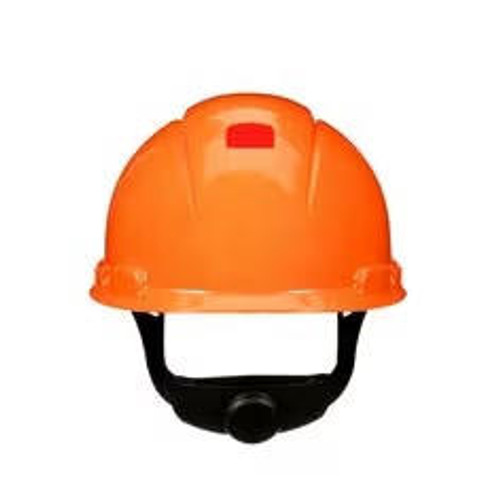 3M Personal Safety Division 3M - H-706SFR-UV - SecureFit Hard Hat - Front Brim - 4 - Point Ratchet Suspension - Type 1 Class E G - Orange
