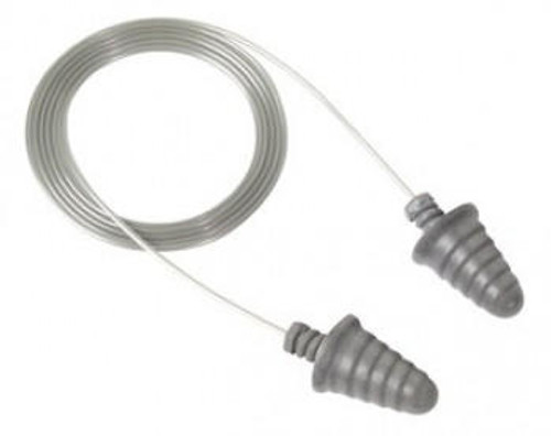 3M Personal Safety Division 3M™ P1301 E-A-R Skull Screws Ear Plugs - Push - to - Fit Foam - Corded - NRR32 - Gray