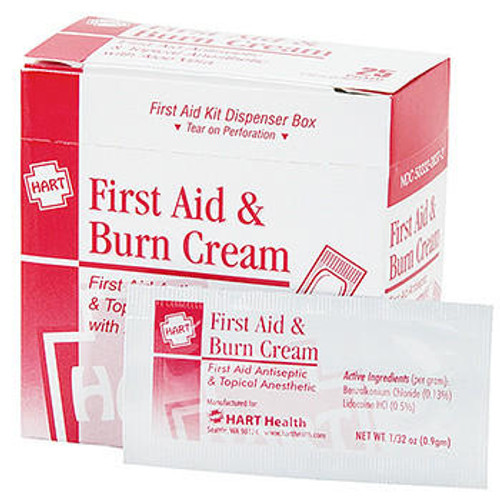 Hart Health 5391 First Aid & Burn Cream - 25 per box