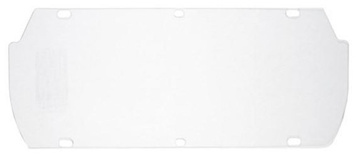 MCR Safety MCR Face Shield - Visor For Double Matrix Headgear - 494400 - Clear Flat Acetate - 7x16.75x.044