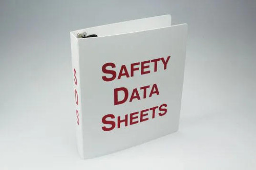 Accuform Signs Accuform ZRS632 Plastic SDS Binder - 1 1/2"