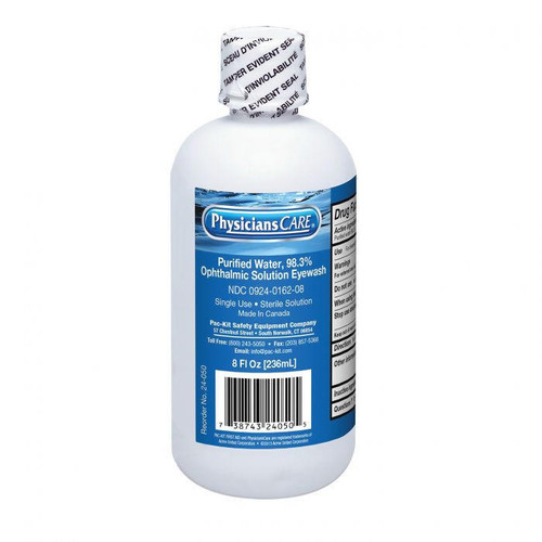 First Aid Only PhysiciansCare - Eyewash Pour - 8oz Screw Cap - 24-050