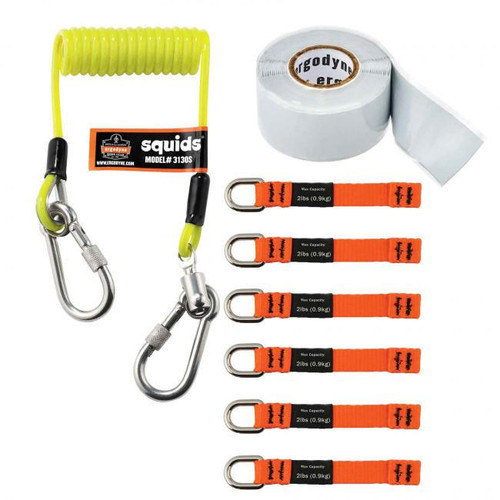 Ergodyne Corporation Ergodyne - Squids 3180 Tool Tethering Kit - 2lbs - Tool Tethering Kit