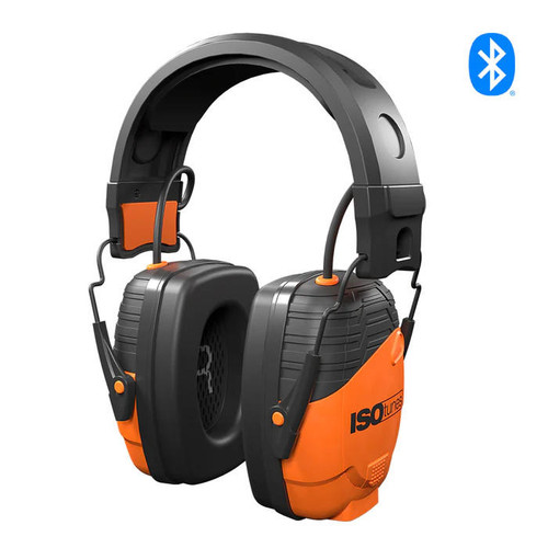 ISOtunes Ear Muff - IT-48 - LINK 2.0 - Bluetooth - Safety Orange - 25NRR - IPX4