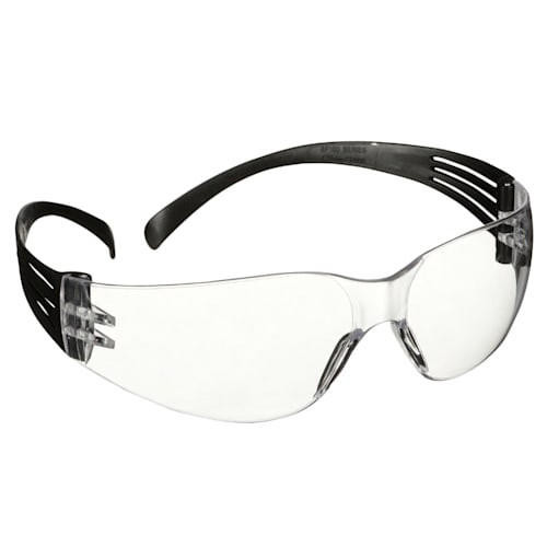 3M Personal Safety Division 3M - Safety Glasses - SF101AF-BLK - SecureFit 100 - Clr Lens - Black Frame