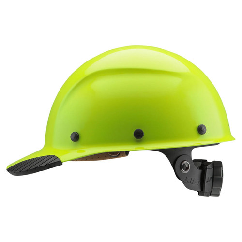 LIFT Safety HDFC-18HV DAX Hard Hat - Front Brim - Yellow - Fiber Resin - 6-Point Suspension - Type 1 Class G