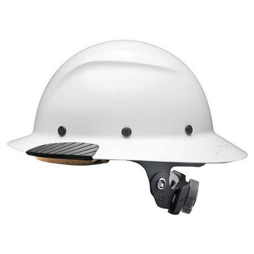 LIFT Safety HDF-15WG DAX Hard Hat - Full Brim - Gloss White - Fiber Resin - 6-Point Suspension - Type 1 Class G