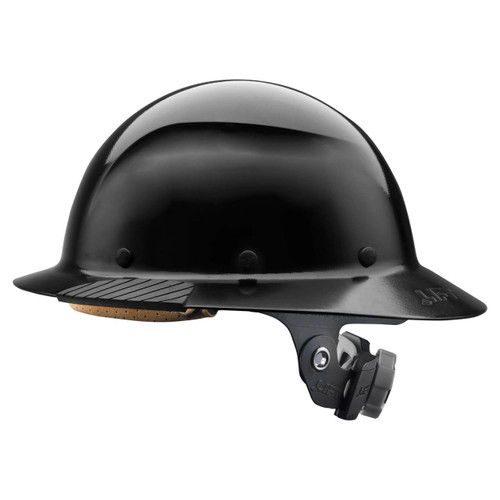 LIFT Safety HDF-15KG DAX Hard Hat - Full Brim - Black - Fiber Resin - 6-Point Suspension - Type 1 Class G