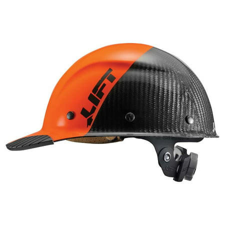 ランタン　HM-519 LIFT Safety HDF50C-19OC Full Brim OrangeBlack Carbon Fiber 6-Point Su