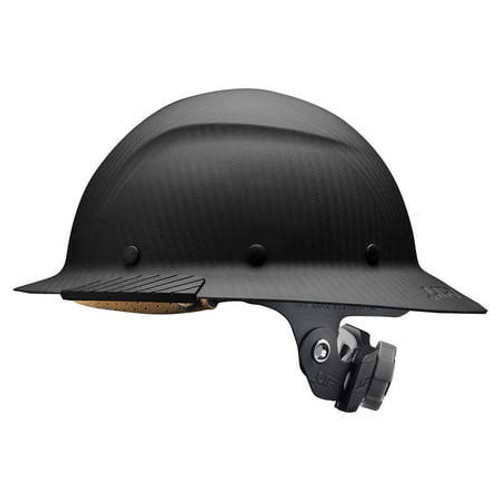 LIFT Safety HDFM-17KG DAX Hard Hat - Full Brim - Matte Black - Carbon Fiber - 6-Point Suspension - Type 1 Class C