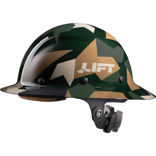 LIFT Safety HDC-18WG Full Brim White Carbon Carbon Fiber 6