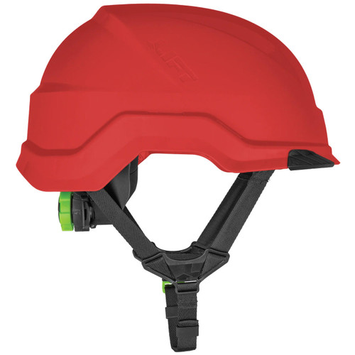 LIFT Safety HRX-22RE2 Radix Safety Helmet - Front Brim - Red - 4-Point LUX Suspension - Magnetic Chin Strap - Type 2 Class C