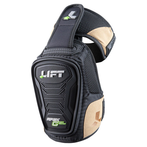LIFT Safety Knee Pad Ginged Upper Support Gell  Adjustable - TPR Knee Cap