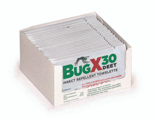 Coretex Products Inc BugX30 Insect Repellant -  Coretex - DEET Towelette - 12640