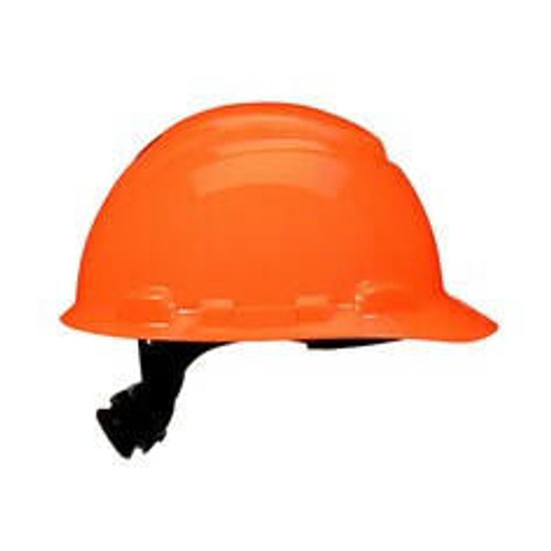 3M Personal Safety Division 3M Hard Hat -  H-707SFR-UV - SecureFit - Hi-Vis Orange - Front Brim - 4-Point Ratchet Suspension - Type 1 Class E G 