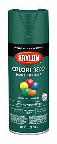 Krylon Products Group Krylon - Spray Paint - K05563007 - ColorMaxx - Satin Hunter Green - 12oz - Aerosol