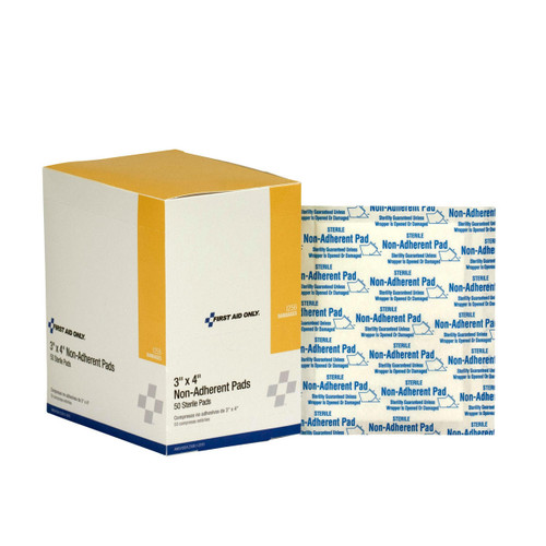  First Aid Only Non-Stick Pads - 3" x 4" - 50ct 