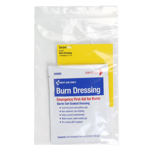  First Aid Only Burn Dressing - 4" x 4" - 1ct 