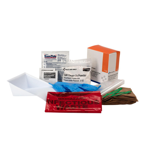First Aid Only Spill Clean Up Pack - 21ct